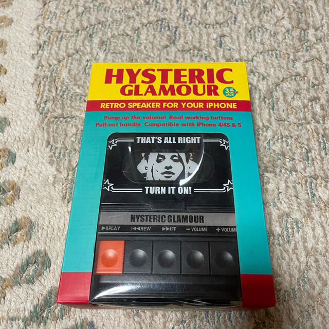 HYSTERIC GLAMOUR(ヒステリックグラマー)のヒステリックグラマー スピーカー スマホ/家電/カメラのオーディオ機器(スピーカー)の商品写真