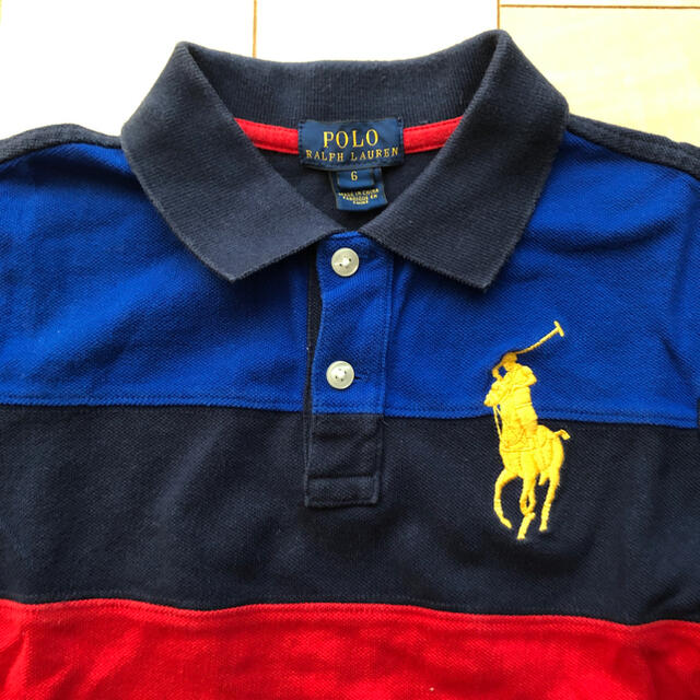 POLO RALPH LAUREN(ポロラルフローレン)のポロラルフローレン ポロシャツ サイズ6 120cm キッズ/ベビー/マタニティのキッズ服男の子用(90cm~)(Tシャツ/カットソー)の商品写真