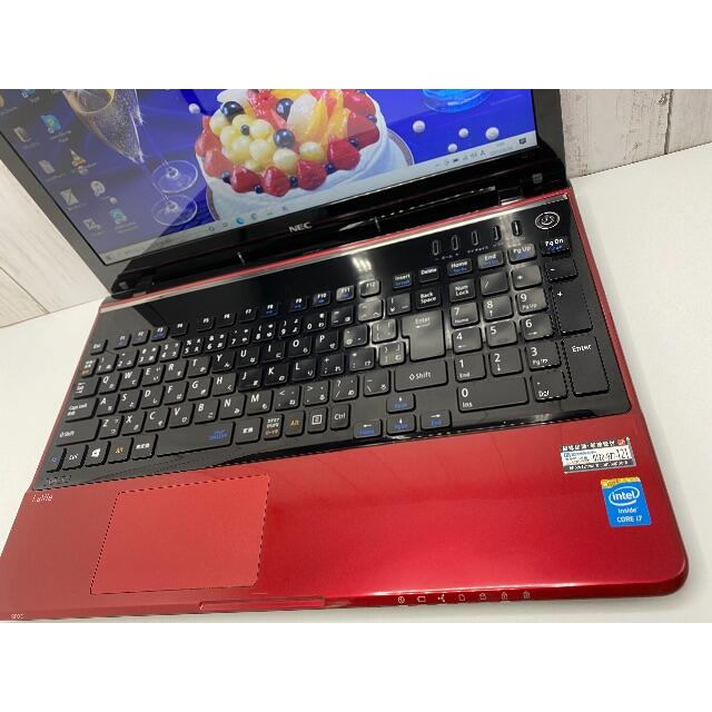 最高性能 NEC ノートPC Core i7 SSD1TB メモリ16GB 3