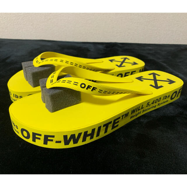 OFF-WHITE(オフホワイト)の【送料込み・新品未使用】off-white オフホワイト サンダル メンズの靴/シューズ(サンダル)の商品写真