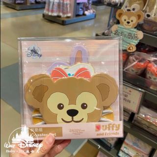 ダッフィー(ダッフィー)の上海ディズニーランド　ダッフィーフレンズ　コースター　5枚セット　ラス1(キャラクターグッズ)