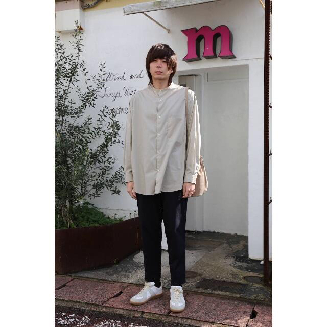 1LDK SELECT(ワンエルディーケーセレクト)のGraphpaper グラフペーパー Band Collar Shirt メンズのトップス(シャツ)の商品写真