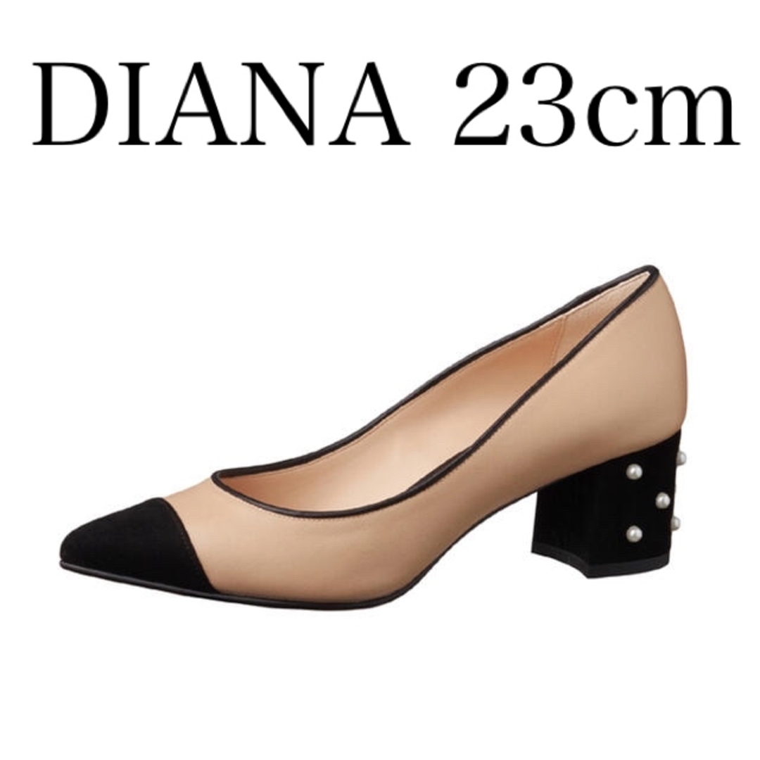 DIANA - パールパンプス チャンキーヒールの通販 by 安心安全 DIANA - パールパンプス チャンキーヒールの通販 by 安心安全