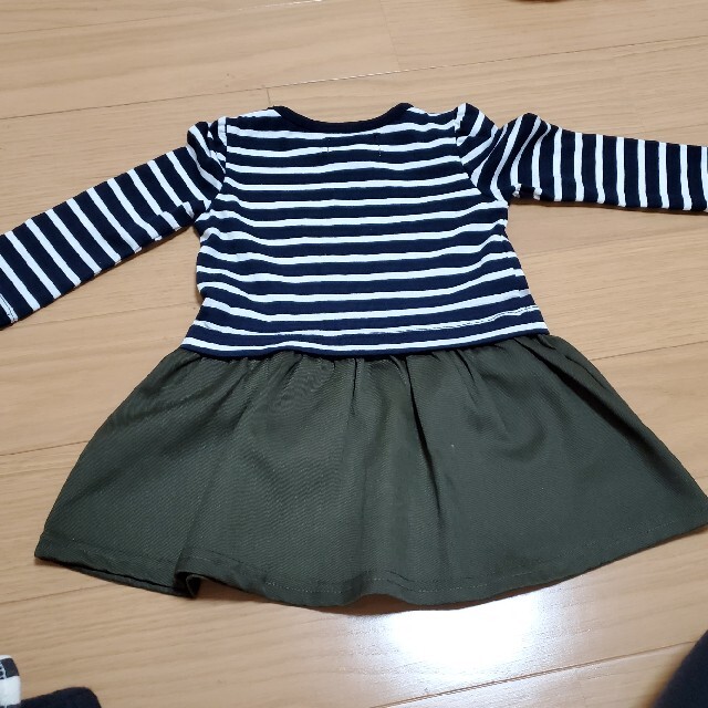 女の子　ロンT　チュニック　80 キッズ/ベビー/マタニティのベビー服(~85cm)(Ｔシャツ)の商品写真