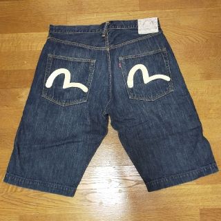 エヴィスジーンズ(EVISU)のEVISU エヴィス LOT7001 デニムハーフパンツ 34インチ(デニム/ジーンズ)