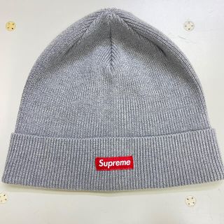 シュプリーム(Supreme)のSupreme コットンビーニー　グレー(ニット帽/ビーニー)