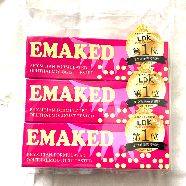 水橋保寿堂製薬 - 【値下げ】EMAKED (エマーキット) まつげ美容液 ３本