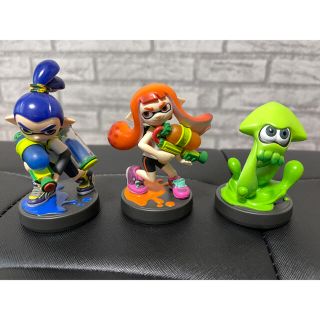 ニンテンドースイッチ(Nintendo Switch)のスプラトゥーン　amiibo セット(ボーイ・ガール・イカ)(ゲームキャラクター)