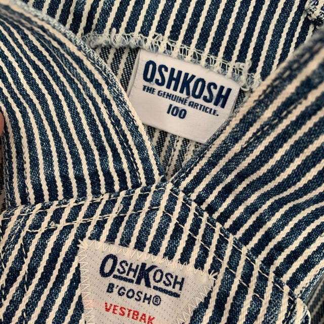 OshKosh(オシュコシュ)のOshKoshジャンスカ100cm キッズ/ベビー/マタニティのキッズ服女の子用(90cm~)(ワンピース)の商品写真