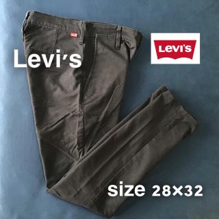 リーバイス(Levi's)のLevi's リーバイス　チノパン　ワークパンツ　28×32 ブラック　黒(チノパン)