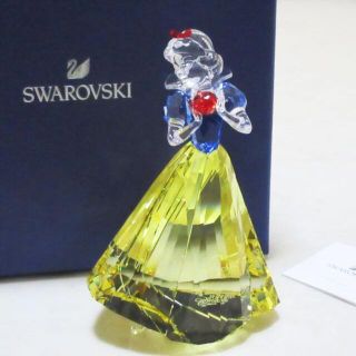 スワロフスキー(SWAROVSKI)の 送料無料 新品 スワロフスキー 白雪姫 置物 ディズニー 2019年限定品(置物)