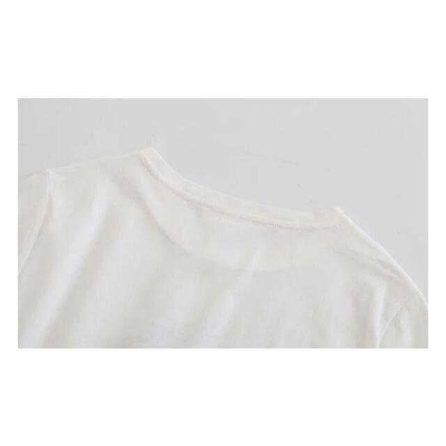ZARA(ザラ)の🍀春新作🎏4169◆プリント ロゴ Tシャツ レディースのトップス(Tシャツ(半袖/袖なし))の商品写真