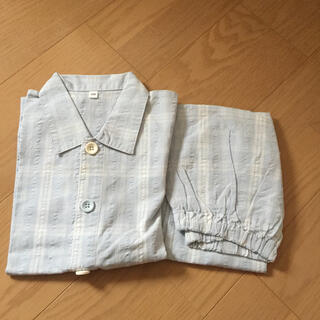 ムジルシリョウヒン(MUJI (無印良品))のキッズ 半袖長ズボンのパジャマ 新品 130(パジャマ)