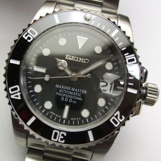 セイコー(SEIKO)のSEIKO mod サブマリーナ MMタイプ カスタム NH35 ベゼルキズ僅か(腕時計(アナログ))