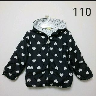 ベビーギャップ(babyGAP)の★値下げしました★パーカー ウインドブレーカー ジャケット 黒 ドット 女の子(ジャケット/上着)