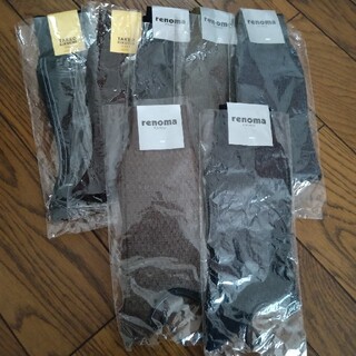 タケオキクチ(TAKEO KIKUCHI)のメンズ　靴下　25〜26センチ　レノマ　タケオキクチ(ソックス)