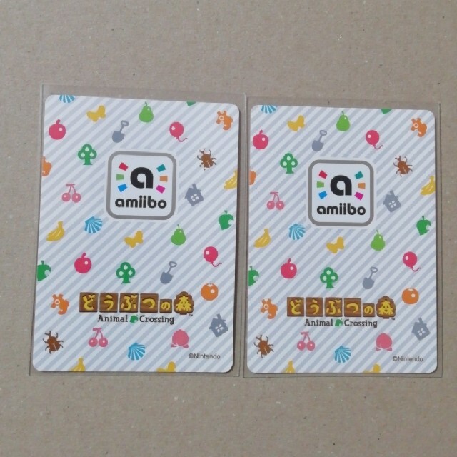 任天堂(ニンテンドウ)のどうぶつの森amiiboカード　ポンチョ&シャンティ エンタメ/ホビーのトレーディングカード(シングルカード)の商品写真