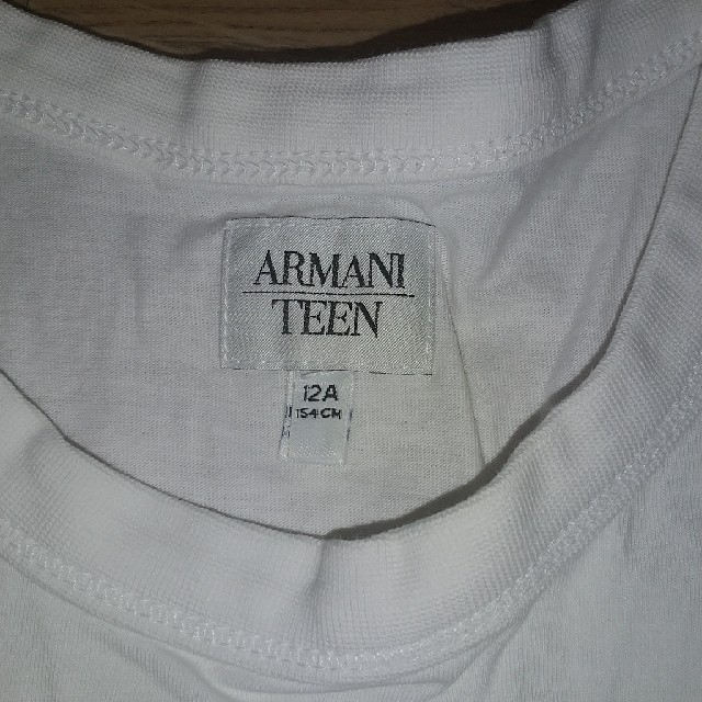 ARMANI JUNIOR(アルマーニ ジュニア)のアルマーニ ジュニアノースリーブTシャツ キッズ/ベビー/マタニティのキッズ服男の子用(90cm~)(Tシャツ/カットソー)の商品写真