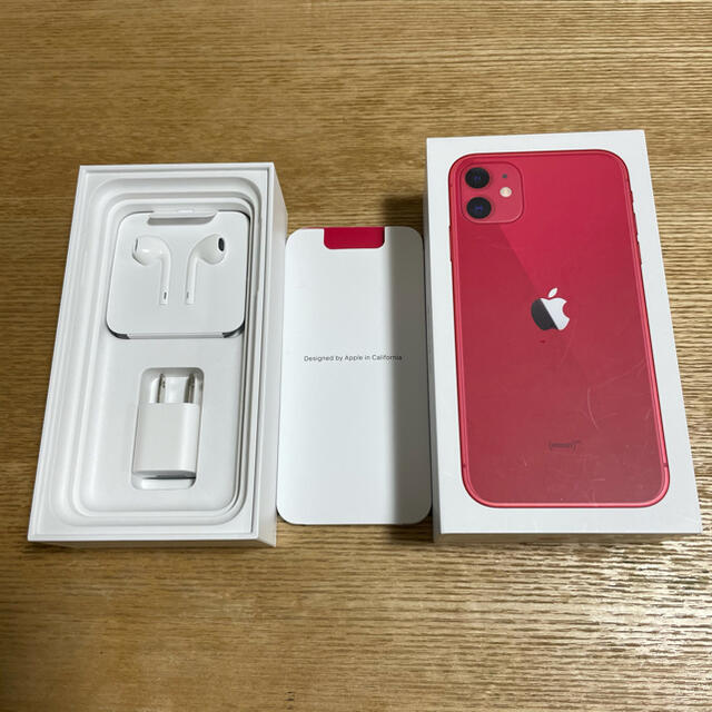 スマートフォン本体Apple iPhone 11 128GB PRODUCT RED 付属品未