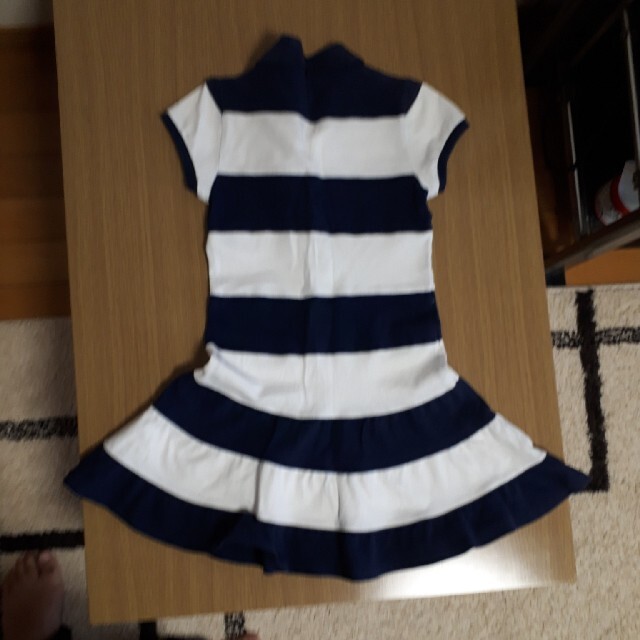 Ralph Lauren(ラルフローレン)のラルフローレン　ワンピース　ポロシャツ　7(S) キッズ/ベビー/マタニティのキッズ服女の子用(90cm~)(ワンピース)の商品写真