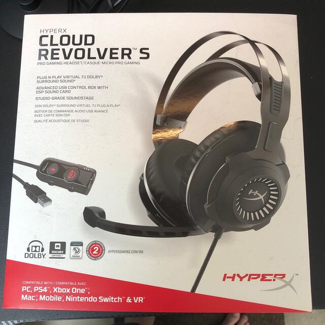 HYPER X CLOUD revolverS サラウンドヘッドホン スマホ/家電/カメラのオーディオ機器(ヘッドフォン/イヤフォン)の商品写真