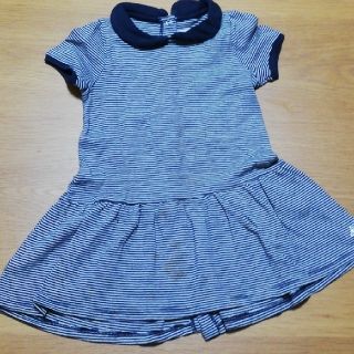 プチバトー(PETIT BATEAU)のプチバトー　ワンピース18m/81cm(ワンピース)