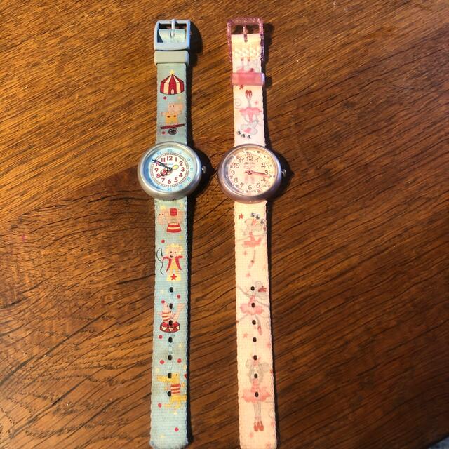 swatch(スウォッチ)のスウォッチ　flikflak 子供用　2本セット キッズ/ベビー/マタニティのこども用ファッション小物(腕時計)の商品写真