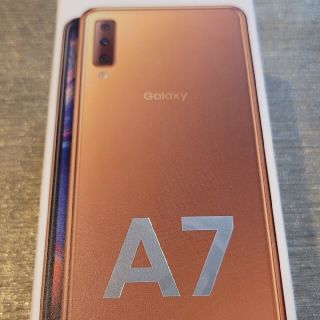 ギャラクシー(Galaxy)の未開封☆Galaxy A7 ゴールド SIMフリー(スマートフォン本体)