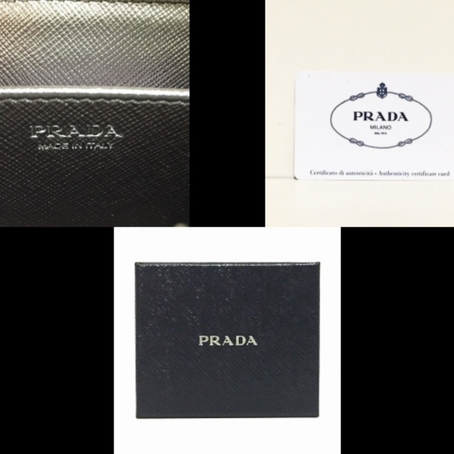 PRADA - 1ML025 シルバー L字ファスナーの通販 by ブランディア｜プラダならラクマ - プラダ 人気最新品