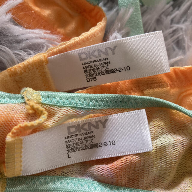 DKNY(ダナキャランニューヨーク)のブラジャー+ショーツセットD75 レディースの下着/アンダーウェア(ブラ&ショーツセット)の商品写真