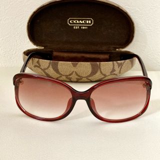 COACH - 【 売切れ・極美品 】 COACH サングラス バーガンディ