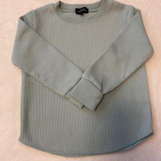 ユナイテッドアローズグリーンレーベルリラクシング(UNITED ARROWS green label relaxing)の【グリーンレーベル】カットソー　ミント色　長袖（105センチ）(Tシャツ/カットソー)