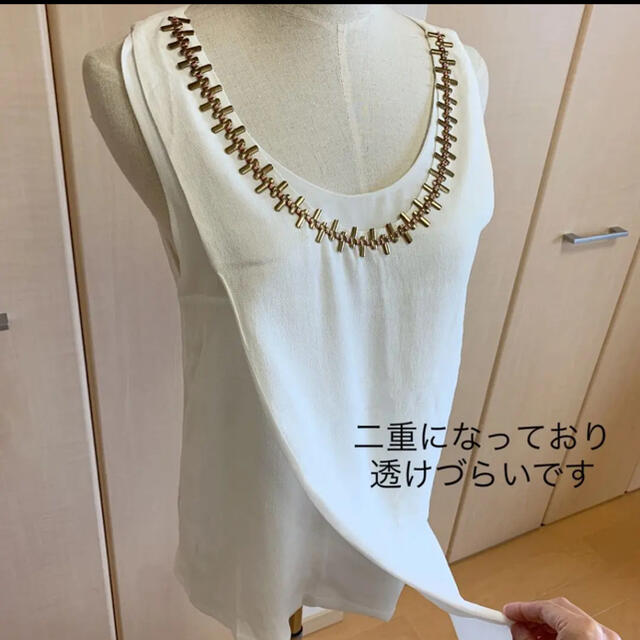 CAPRICIEUX LE'MAGE(カプリシューレマージュ)のカプリシューレマージュ 白 トップス Tシャツ IENA ノーブル エムプルミエ レディースのトップス(カットソー(半袖/袖なし))の商品写真