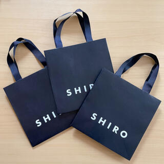 シロ(shiro)のSHIRO ショップ袋　紙袋　ショッパー(ショップ袋)
