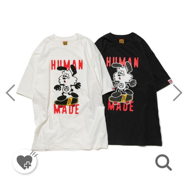 human made × girls don't cry 白T