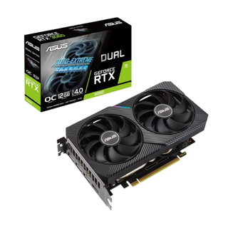 エイスース(ASUS)のASUS DUAL-RTX3060-O12G GeForce(PCパーツ)