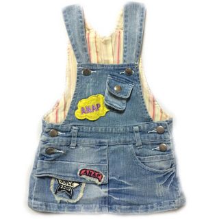 アナップキッズ(ANAP Kids)のANAP kids デニムワンピース 90㎝(ワンピース)