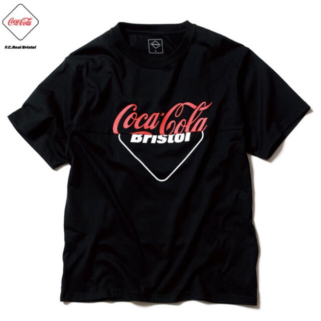 F.C.R.B ×コカコーラ SPLIT LOGO TEE - Tシャツ/カットソー(半袖/袖なし)