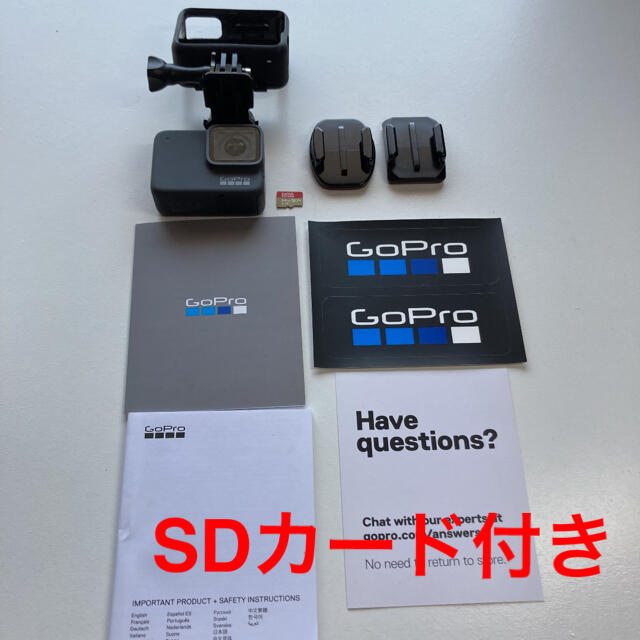 GoPro(ゴープロ)の【週末限定値下げ】GoPro HERO7 SILVER 【SDカード付き】 スマホ/家電/カメラのカメラ(ビデオカメラ)の商品写真