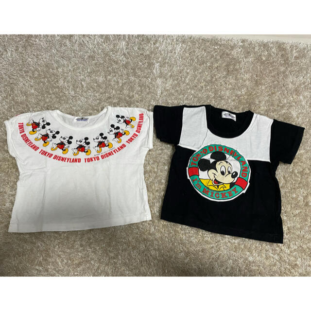 Disney(ディズニー)のかなりレアな東京ディズニーランドTシャツ✨キッズ100 キッズ/ベビー/マタニティのキッズ服女の子用(90cm~)(Tシャツ/カットソー)の商品写真