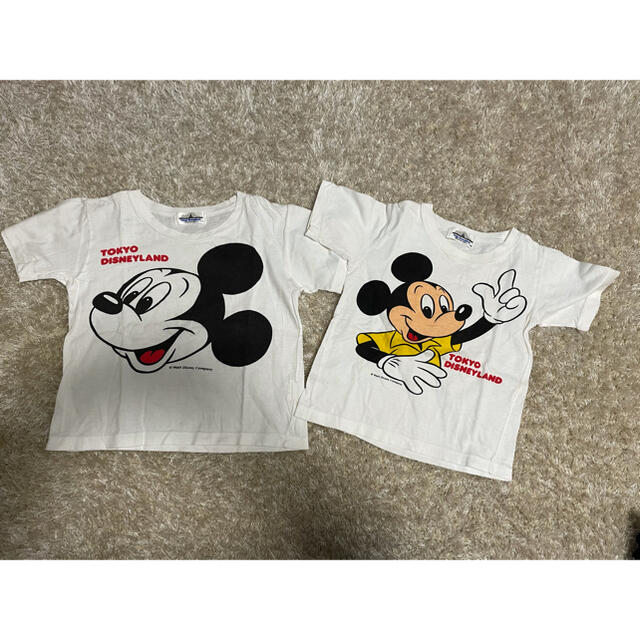 Disney(ディズニー)のかなりレアな東京ディズニーランドTシャツ✨キッズ100 キッズ/ベビー/マタニティのキッズ服女の子用(90cm~)(Tシャツ/カットソー)の商品写真