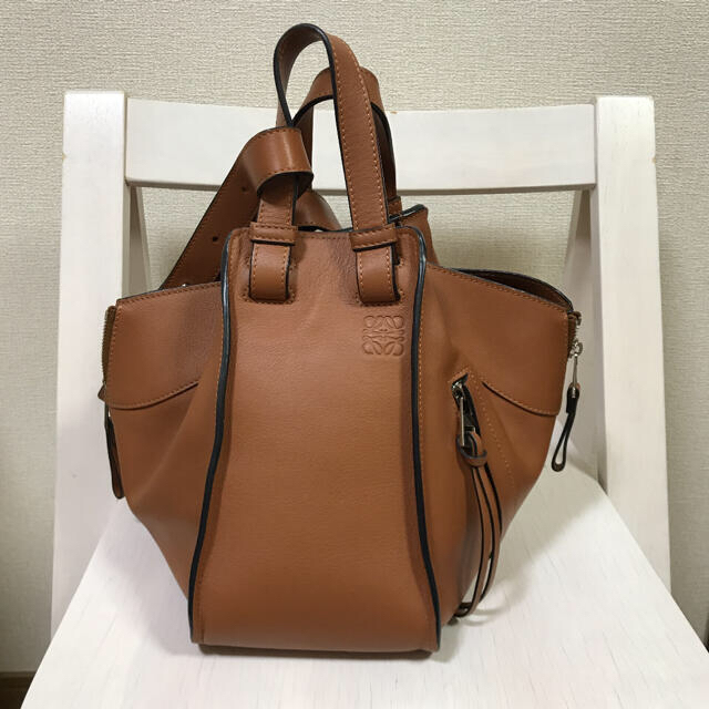 美品】 LOEWE - ロエベ ハンモック スモール タン ショルダーバッグ ...