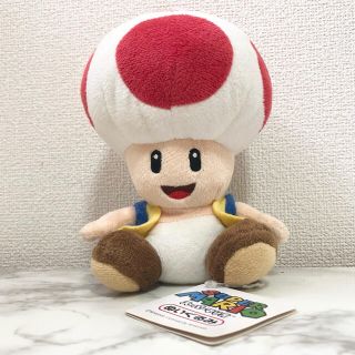 ニンテンドウ(任天堂)のキノピオ ぬいぐるみ S スーパーマリオブラザーズ マスコット 三英(ぬいぐるみ)