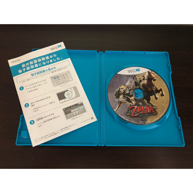 Wii U(ウィーユー)のゼルダの伝説　トワイライトプリンセス　HD エンタメ/ホビーのゲームソフト/ゲーム機本体(家庭用ゲームソフト)の商品写真