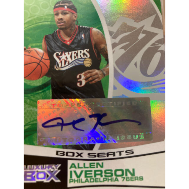 NBAカード ALLEN IVERSON アイバーソン サインカード AUTO enot.in.ua