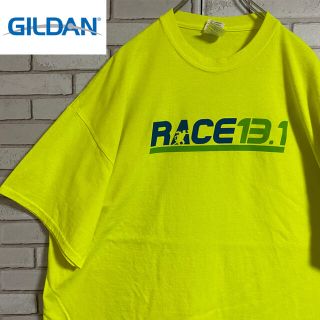 ギルタン(GILDAN)の90s 古着 ギルダン Tシャツ 両面プリント ビッグシルエット ゆるだぼ(Tシャツ/カットソー(半袖/袖なし))