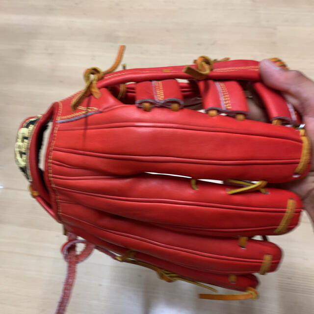 Wilson Staff(ウィルソンスタッフ)のウィルソン　左投げ　左利き　外野手　外野　軟式　Wilson staff 中古 スポーツ/アウトドアの野球(グローブ)の商品写真