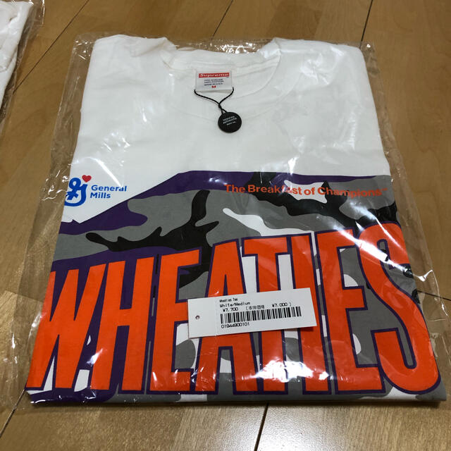 supreme wheaties tee white Lサイズ