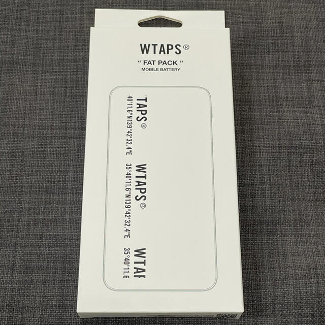 WTAPS FAT PACK BATTERY ダブルタップス モバイルバッテリー