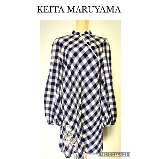 ケイタマルヤマ(KEITA MARUYAMA TOKYO PARIS)の【KEITA MARUYAMA】チャイナドレス風チュニックワンピース(ミニワンピース)